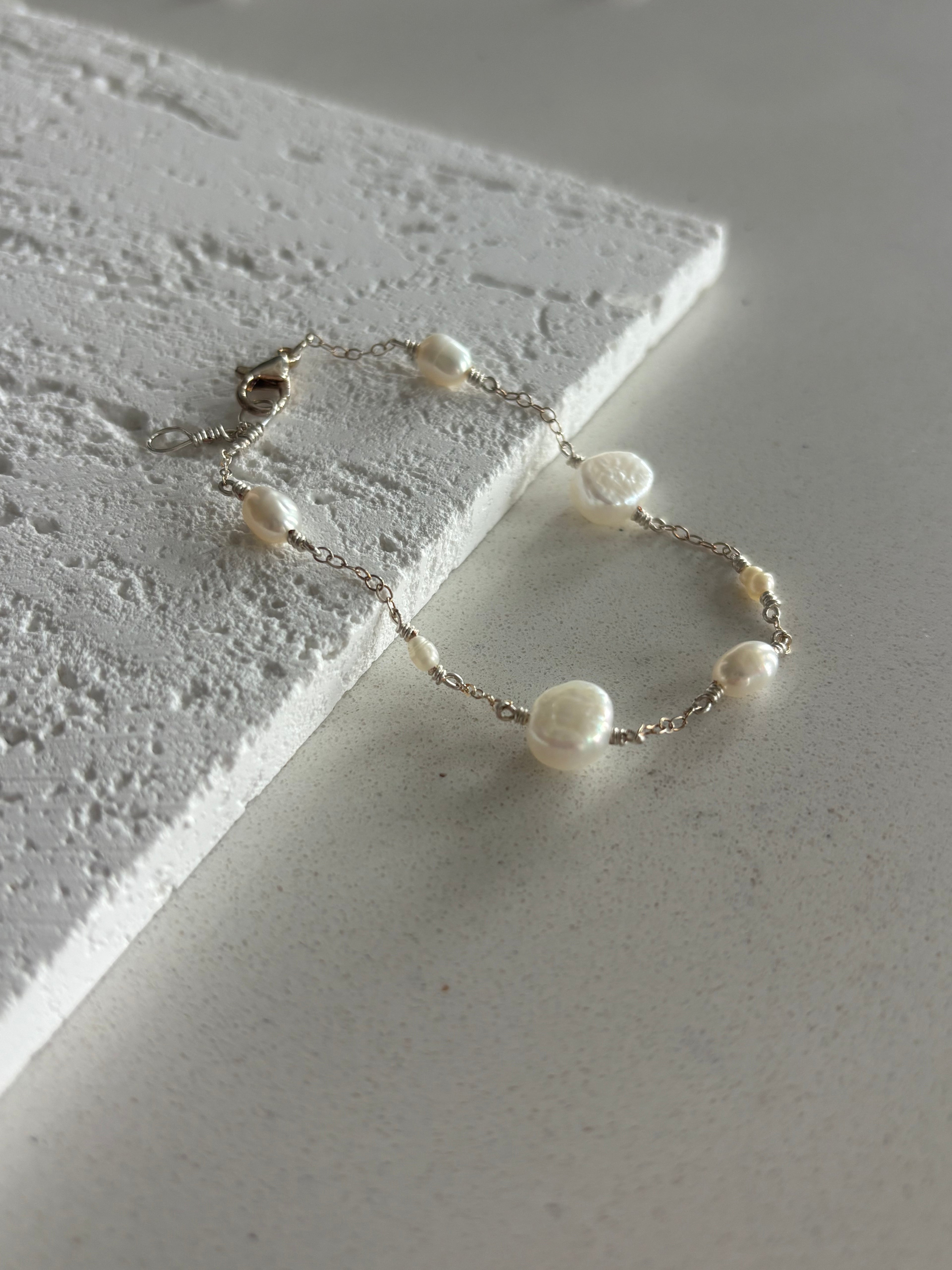 The Junie Bracelet 14k Gold Filled or Sterling Silver