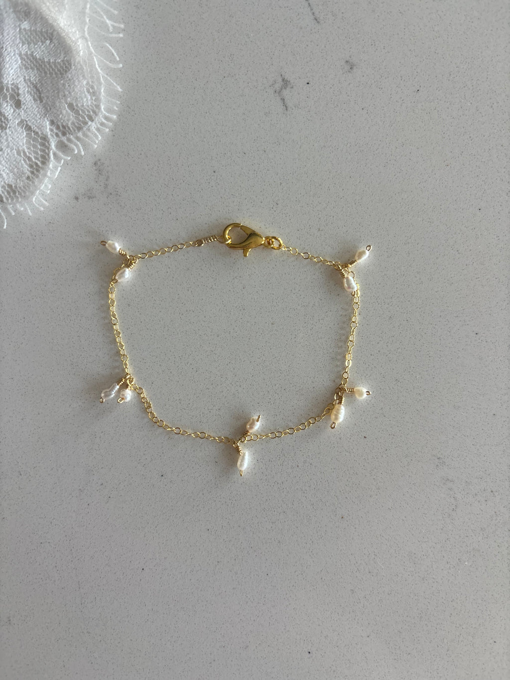The Ivory Bridal Set 3pcs 14k Gold Filled/Sterling Silver