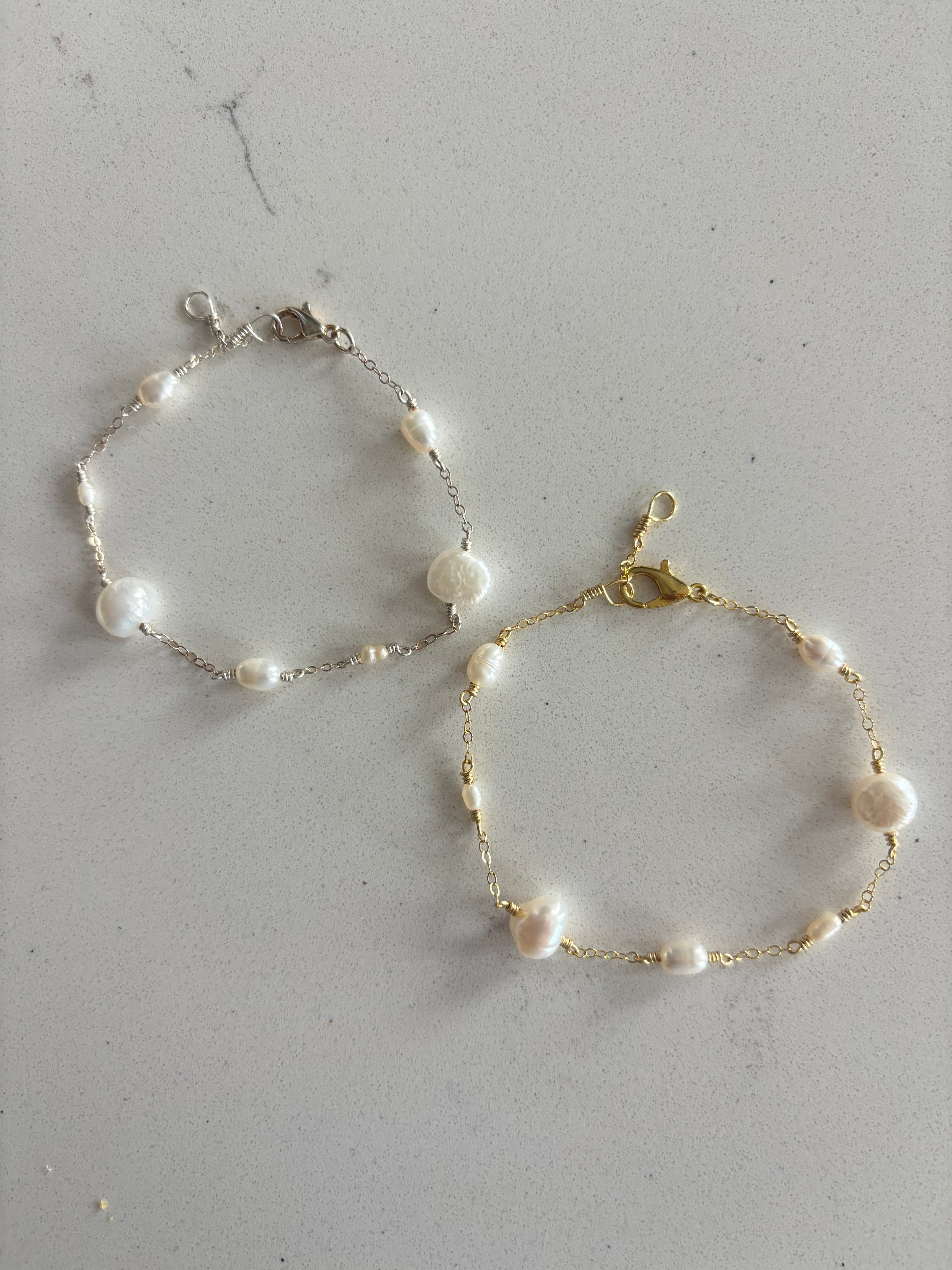 The Junie Bracelet 14k Gold Filled or Sterling Silver