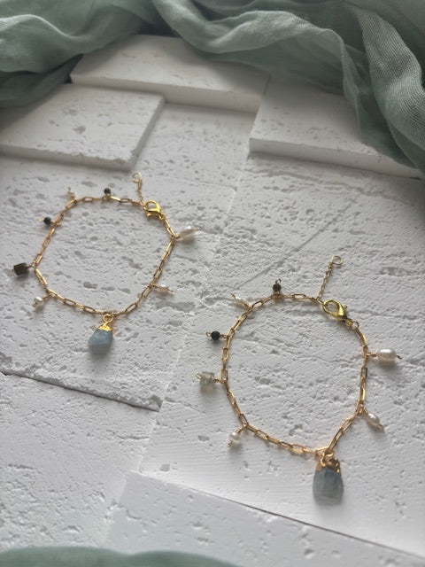 Esmeralda Charm Bracelet 14k Gold Filled