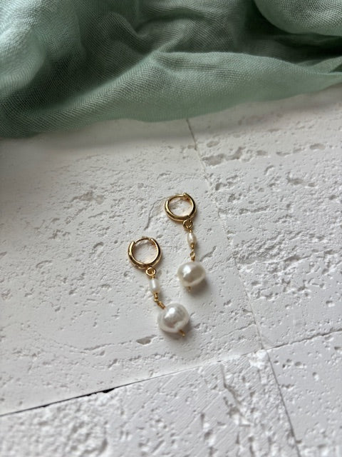The Junie Dangle Earrings 14k Gold Filled or Sterling Silver