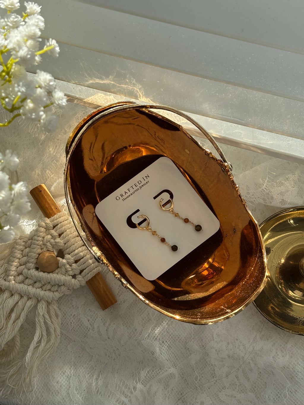 Autumn Dangle Earrings 14k Gold Filled or Sterling Silver