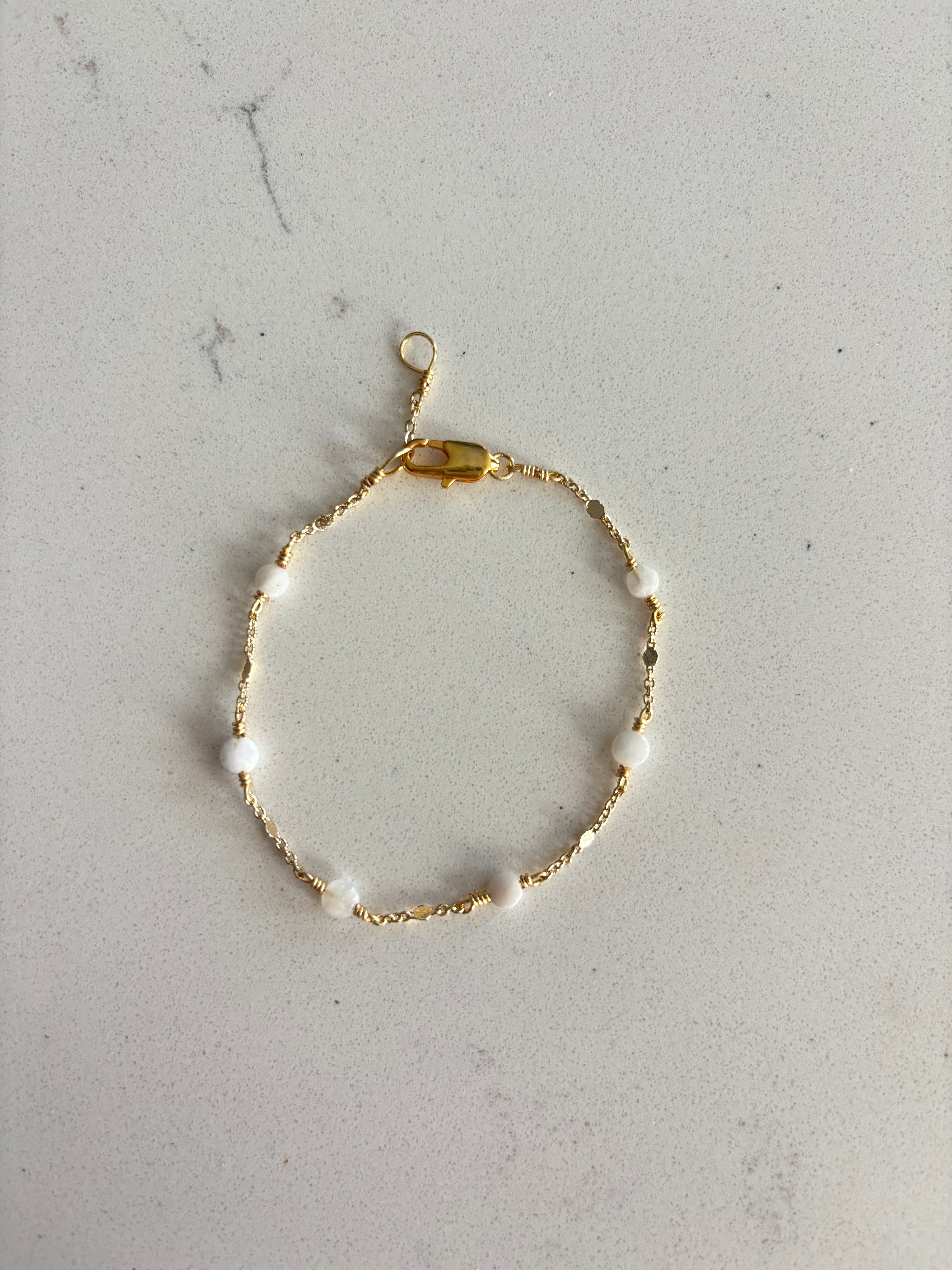 Snowflake Bracelet 14k Gold Filled