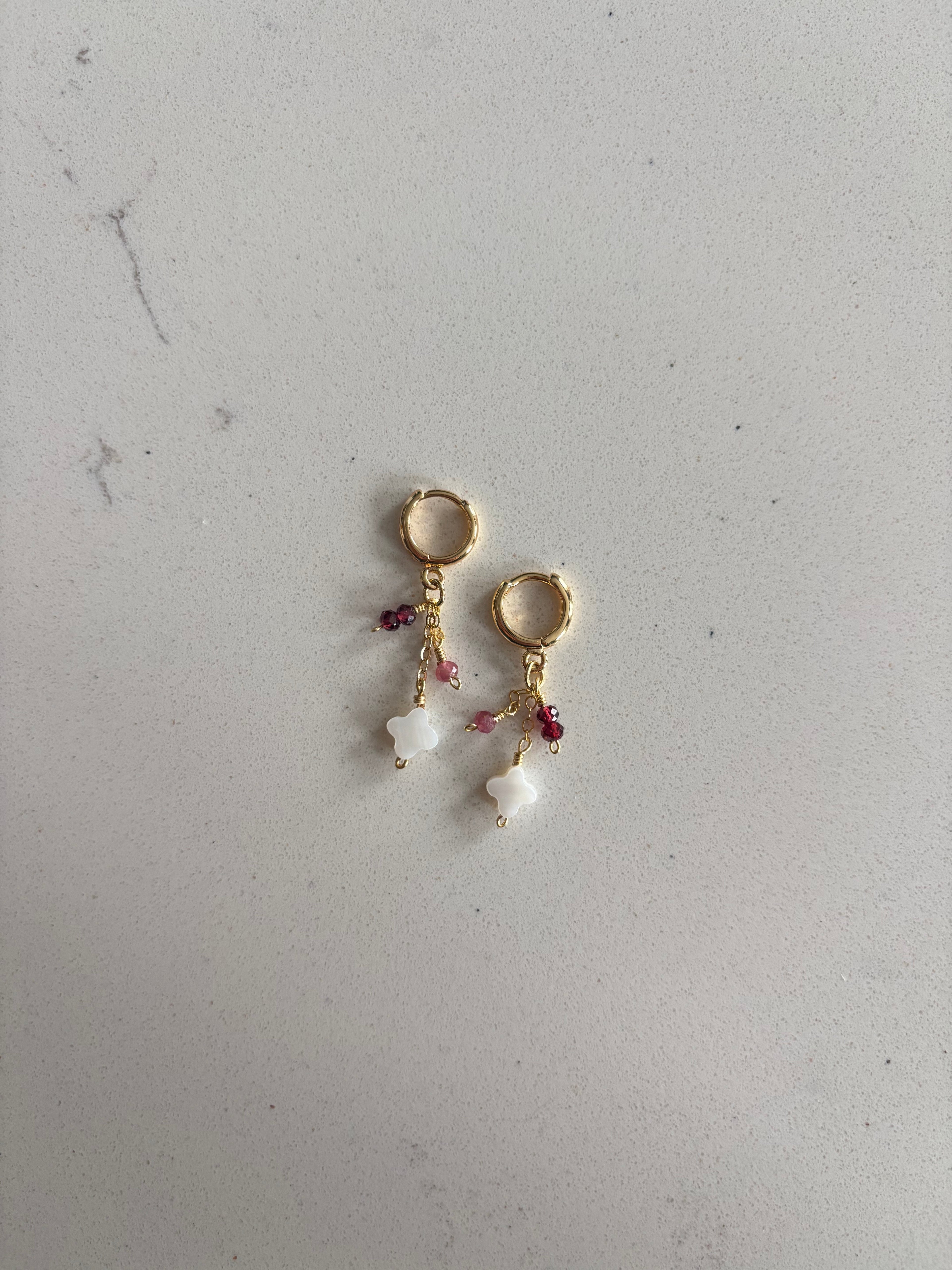 Valentine Charm Dangle Earrings 14k Gold Filled Sterling Silver