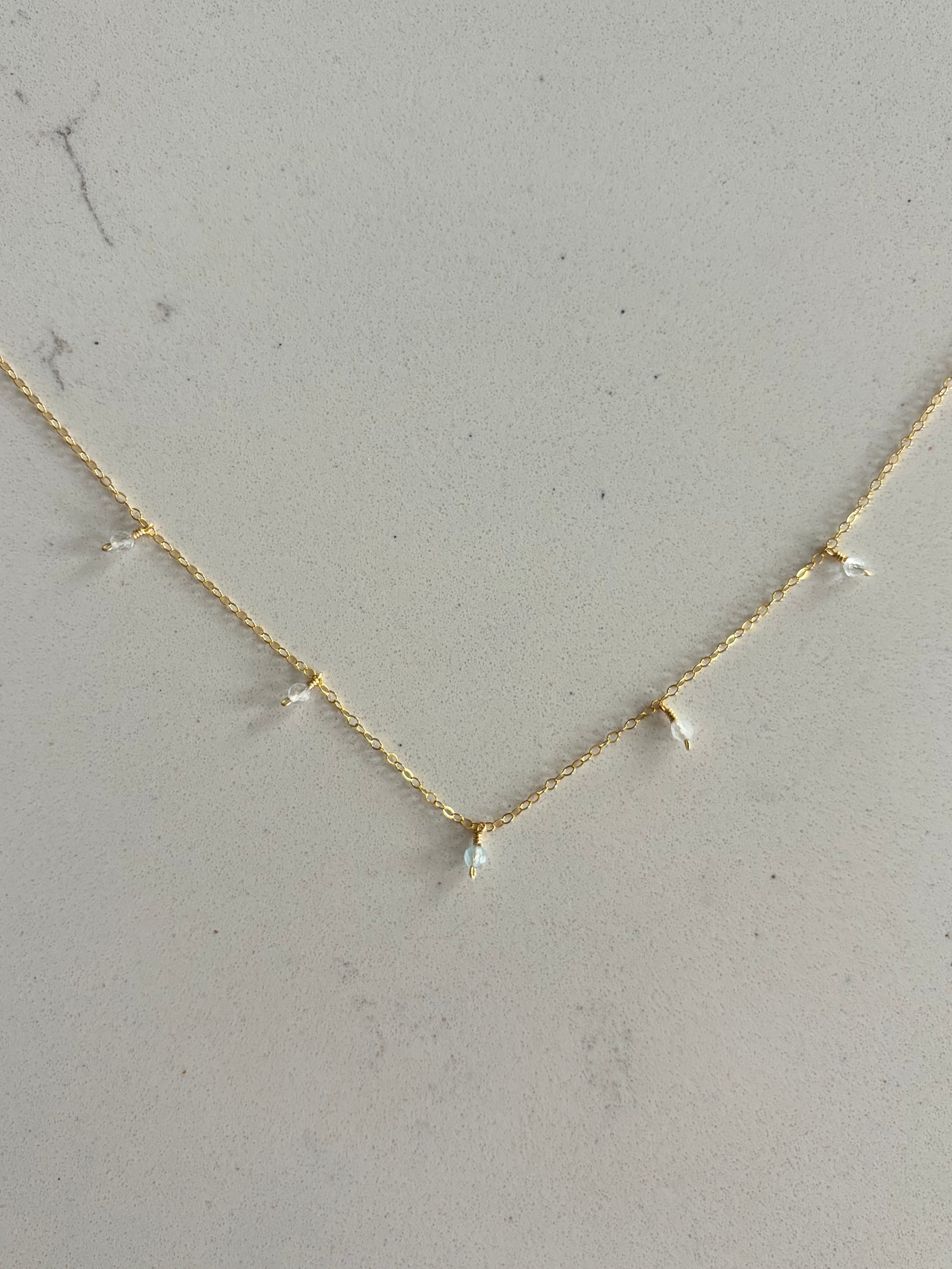 Cerulea Necklace 14k Gold Filled Sterling Silver
