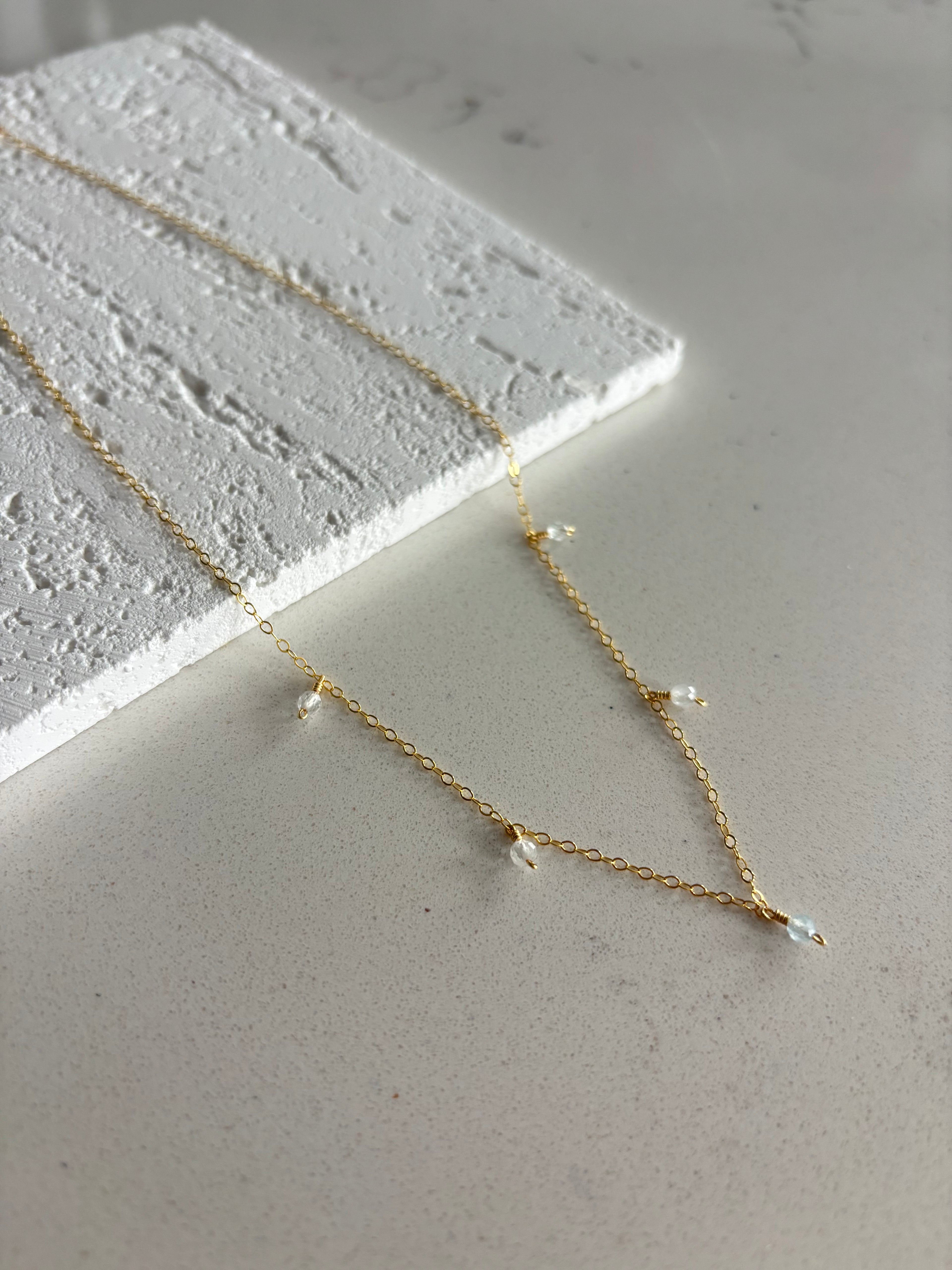 Cerulea Necklace 14k Gold Filled Sterling Silver