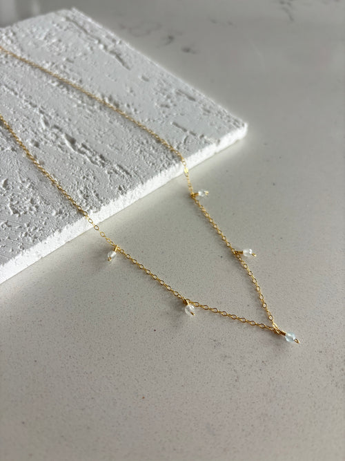 Cerulea Necklace 14k Gold Filled Sterling Silver