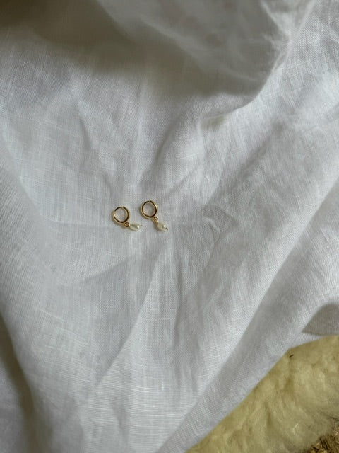 Ivory Dangle Earrings 14k Gold Filled or Sterling Silver