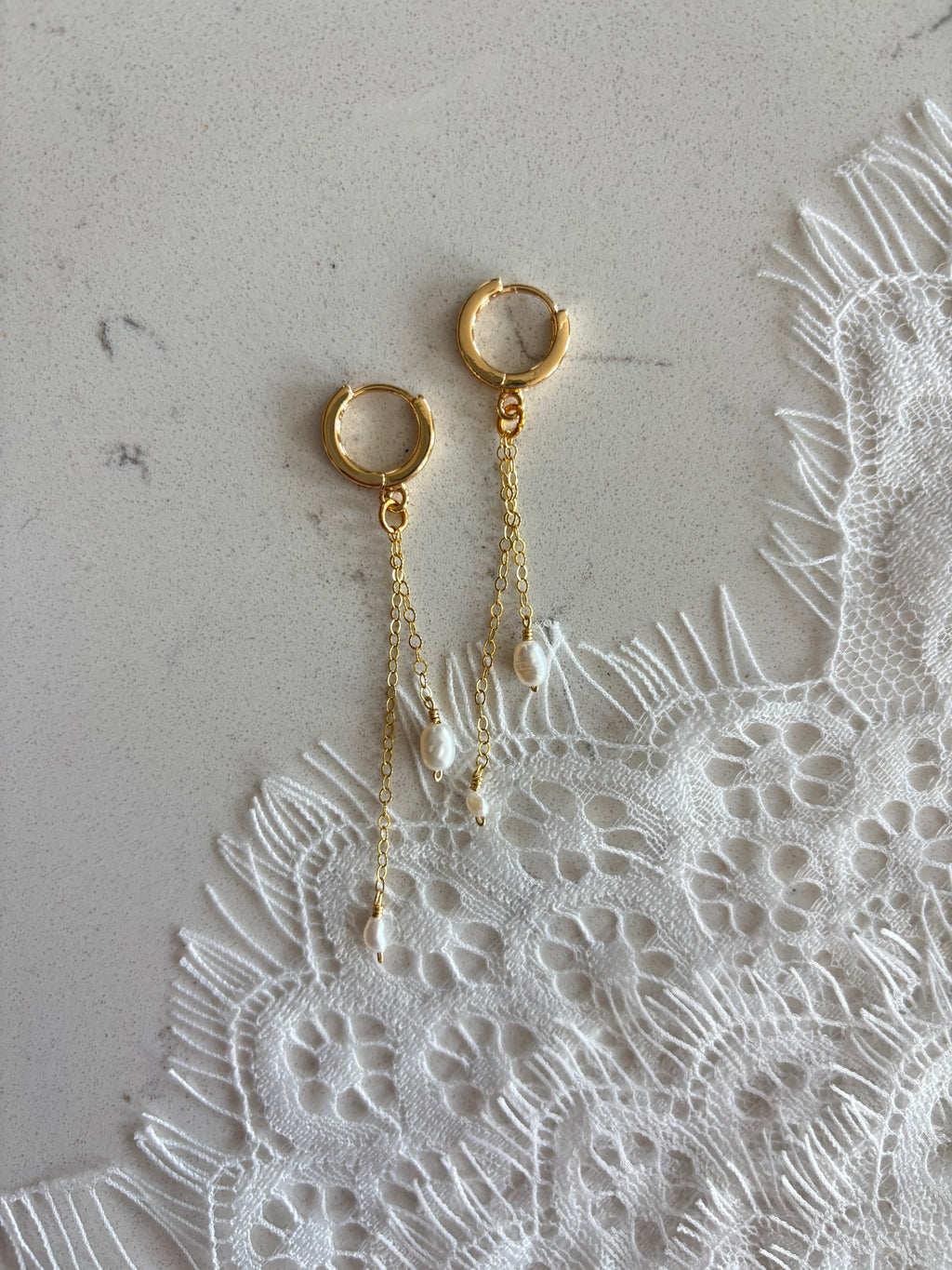 The Ivory Dangle Earrings