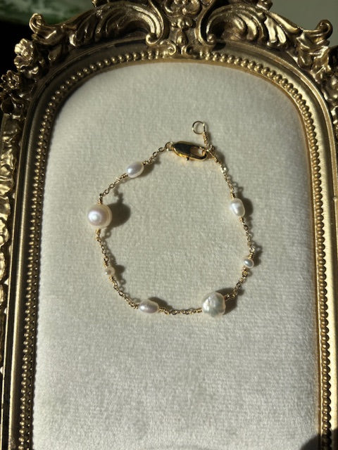 The Junie Bracelet 14k Gold Filled or Sterling Silver